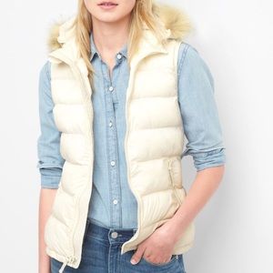 GAP ColdControl Max Primaloft Puffer Vest W/Hood